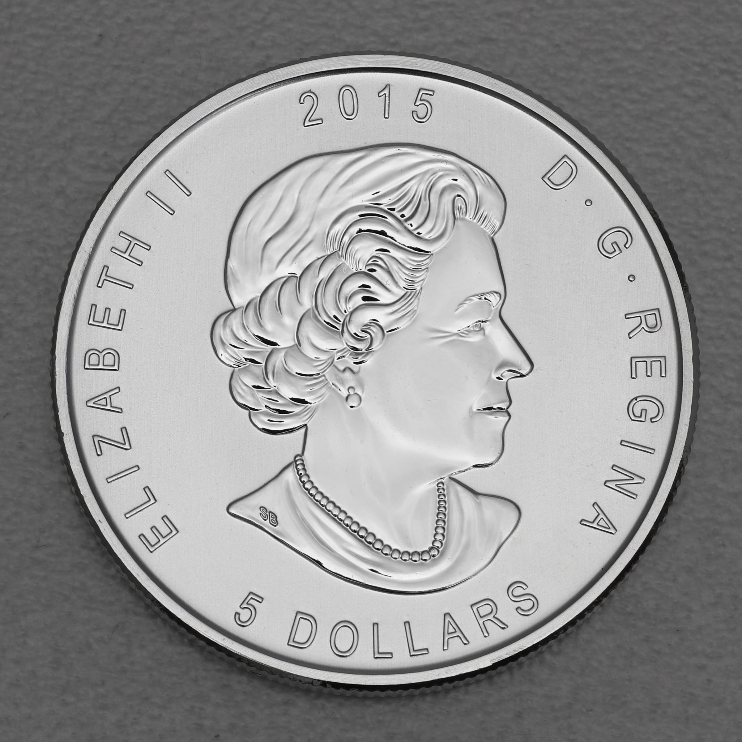 Silbermünze 1oz "Great Horned Owl" 2015 Birds of Prey (Kanada) - Detailansicht 1