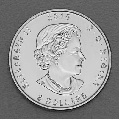Silbermünze 1oz "Great Horned Owl" 2015 Birds of Prey (Kanada) - Miniaturansicht 2