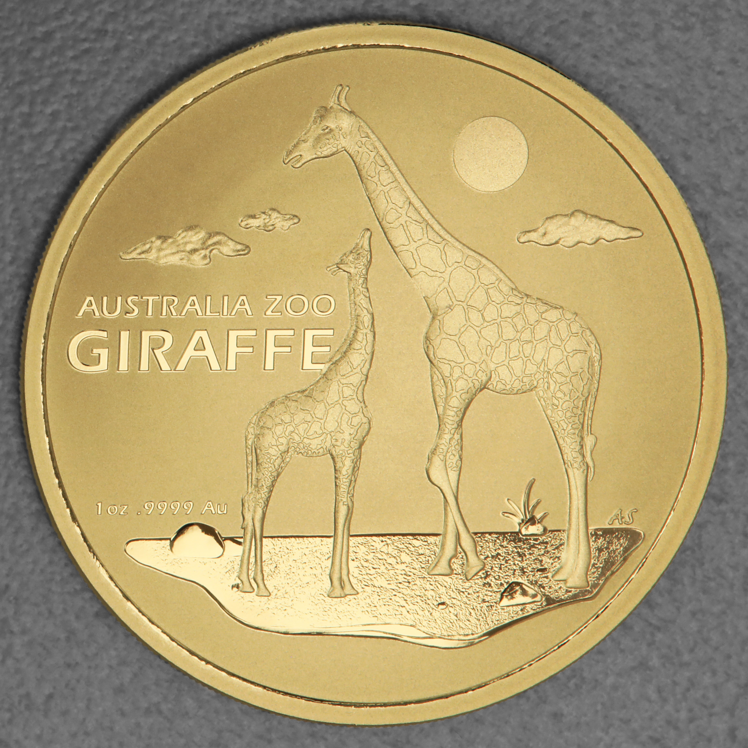 Goldmünze 1oz "Giraffe" 2024 Australia Zoo (Australien) - Hauptansicht