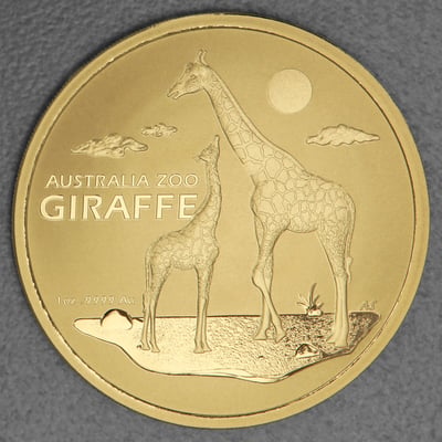 Goldmünze 1oz "Giraffe" 2024 Australia Zoo (Australien) - Miniaturansicht 1