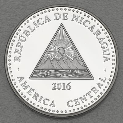Silbermünze 1oz "Paslama Schildkröte" 2016 (Nicaragua) - Miniaturansicht 2