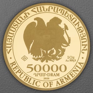 Goldmünze 1oz "Arche Noah" aktueller Jahrgang (Armenien) - Miniaturansicht 2