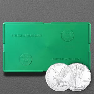 Silbermünze 500 x 1oz "American Eagle" aktueller Jahrgang Masterbox (USA) - Hauptansicht