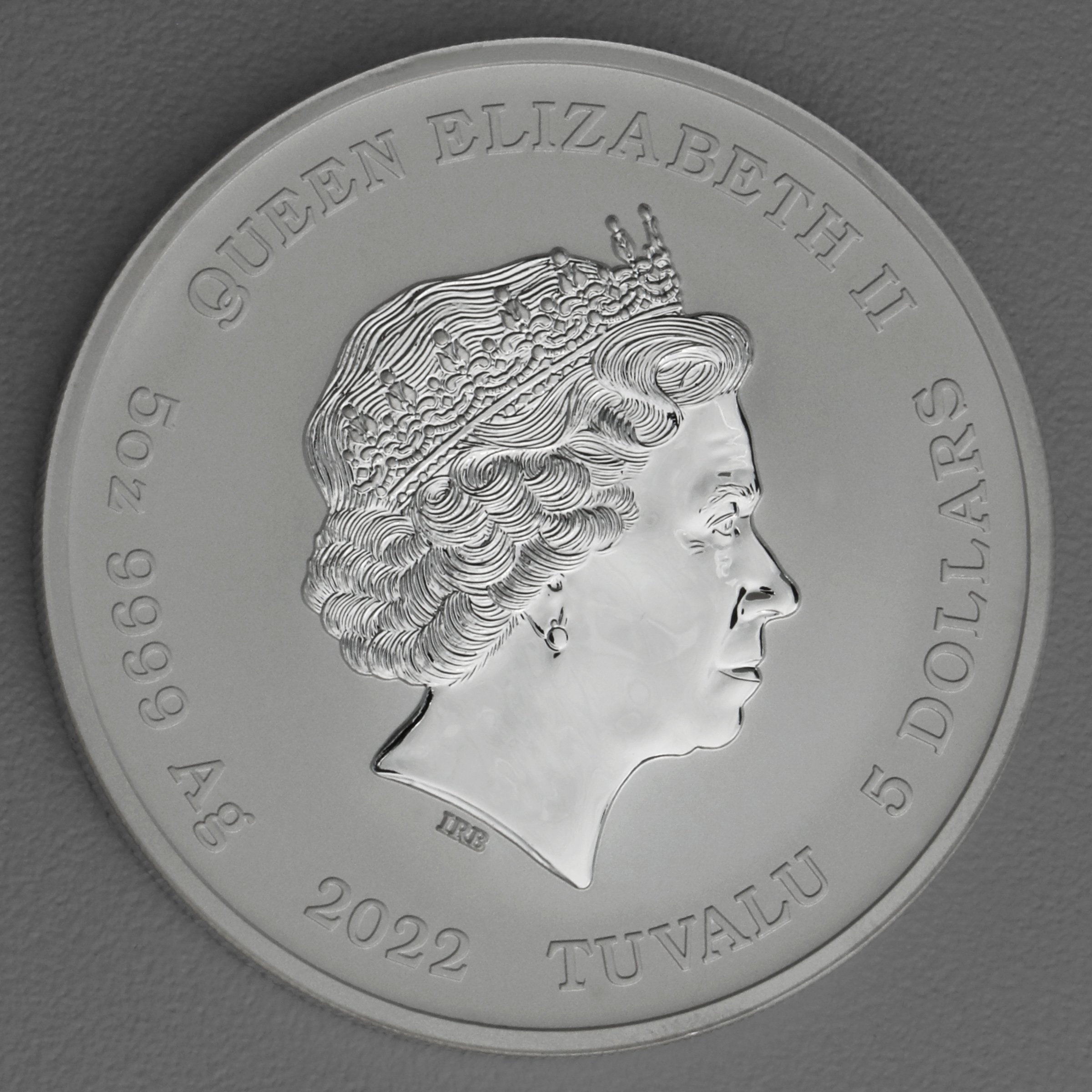 Silbermünze 5oz "Athena" 2022 Gods of Olympus (Tuvalu) - Detailansicht 1