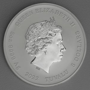 Silbermünze 5oz "Athena" 2022 Gods of Olympus (Tuvalu) - Miniaturansicht 2