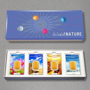 Goldbarren (4x 10g) "Following Nature" ARGOR - Hauptansicht