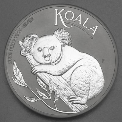Silbermünze 1kg "Koala" 2025 (Australien) - Miniaturansicht 1