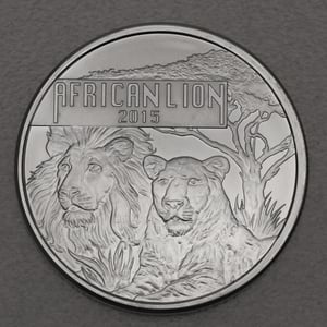 Silbermünze 1oz "Löwe" 2015 African Lion (Burundi) - Miniaturansicht 1
