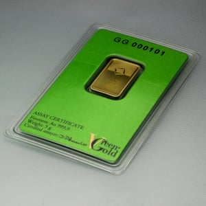 Goldbarren 5g "Green Gold" VALCAMBI (999,9 Au) - Miniaturansicht 5