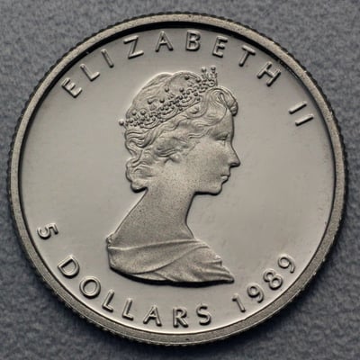 Platinmünze 1/10oz "Maple Leaf" diff. (Kanada) - Miniaturansicht 2