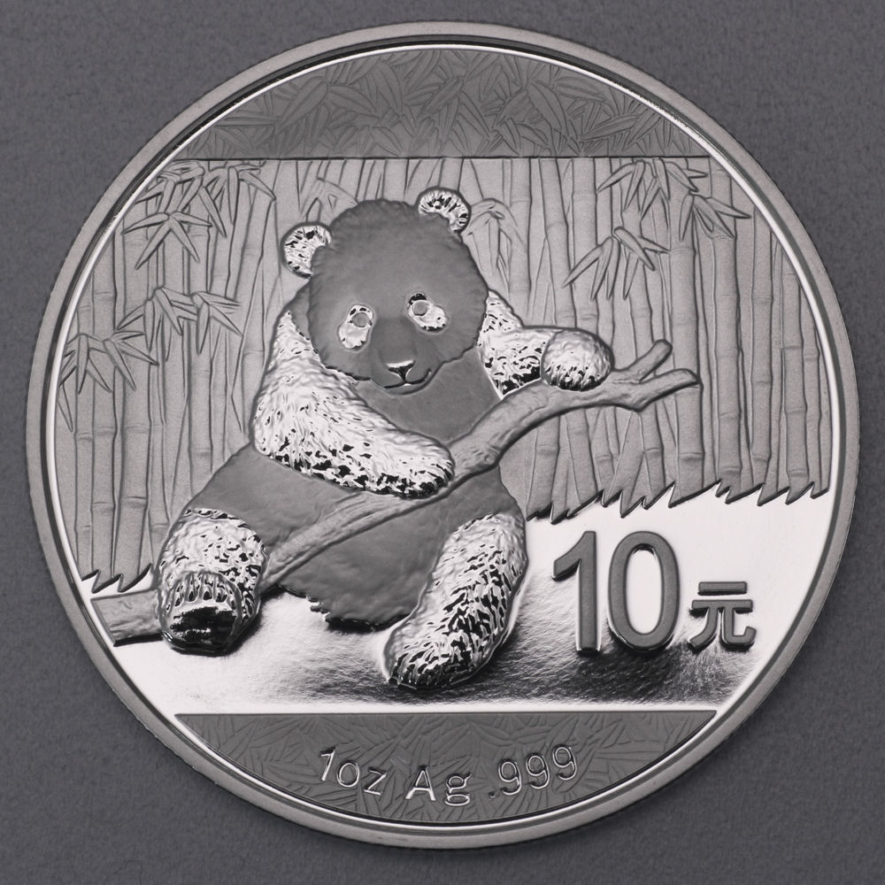 Silbermünze 1oz "Panda" 2014 (China) - Hauptansicht