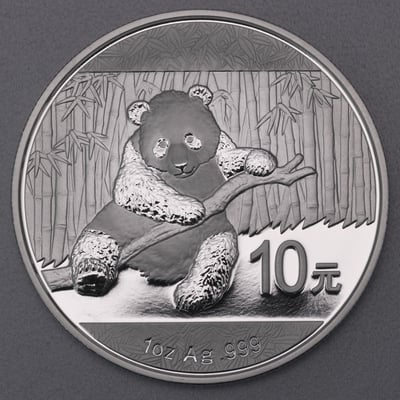 Silbermünze 1oz "Panda" 2014 (China) - Hauptansicht