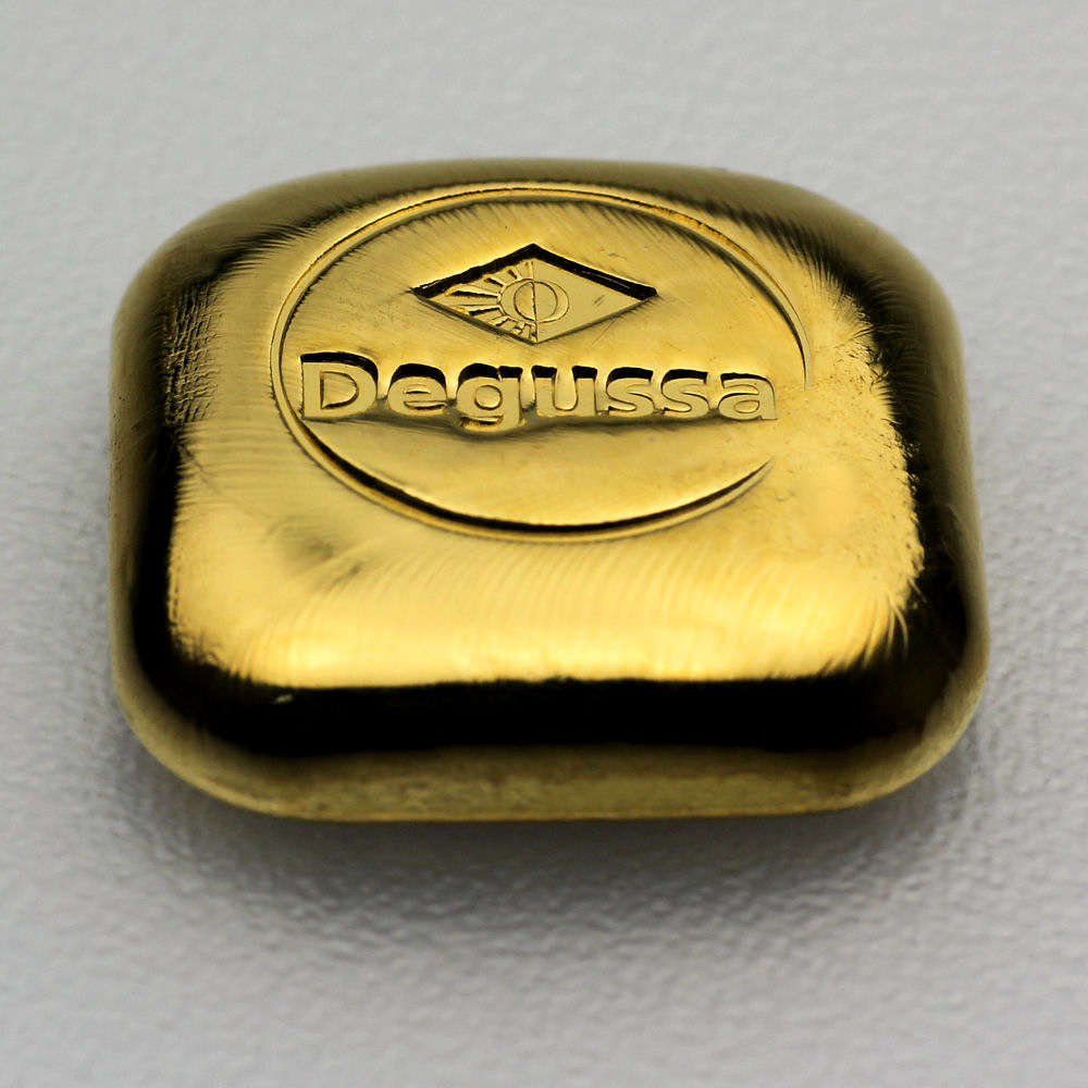 Goldbarren 1oz DEGUSSA (Gussbarren H+M) - Detailansicht 1