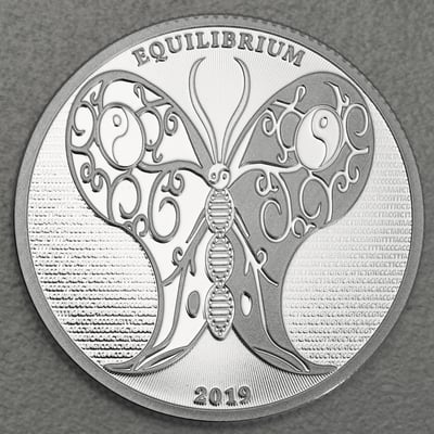 Silbermünze 1oz "Equilibrium" 2019 (Tokelau) - Miniaturansicht 1
