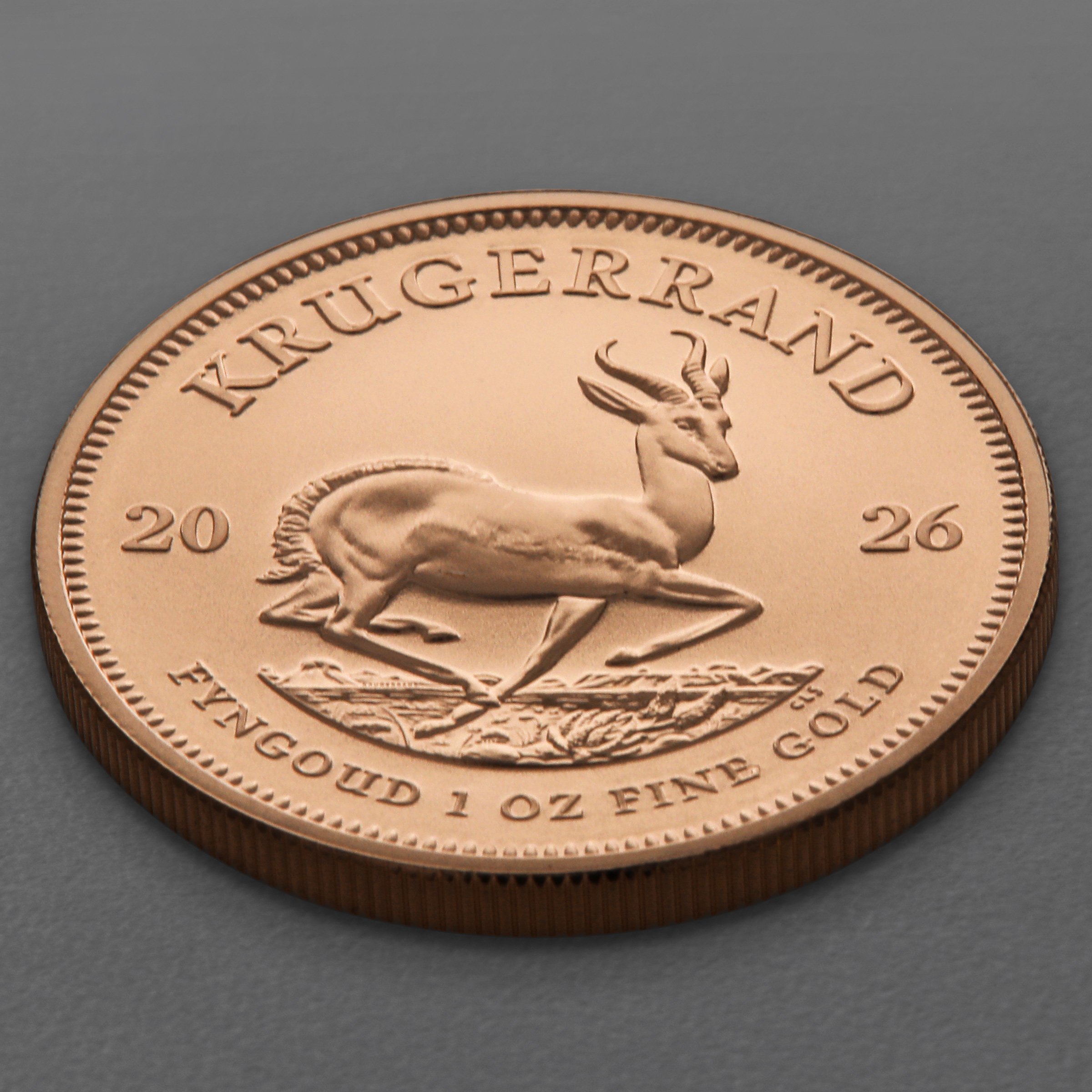 Goldmünze 1oz "Krügerrand" aktueller Jahrgang (Südafrika) - Detailansicht 2