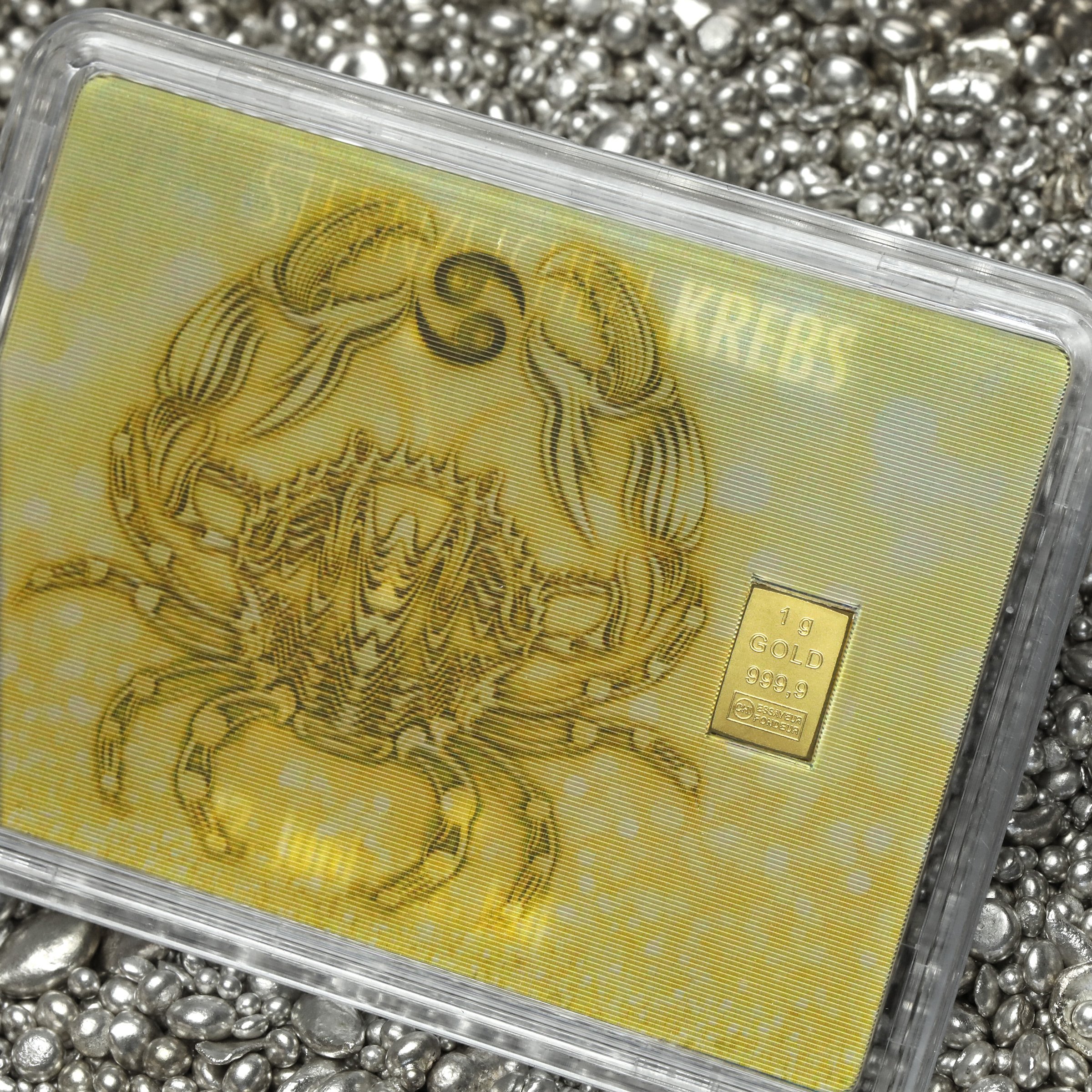 Goldbarren 1g "Sternzeichen: Krebs" (Flip) - Detailansicht 5