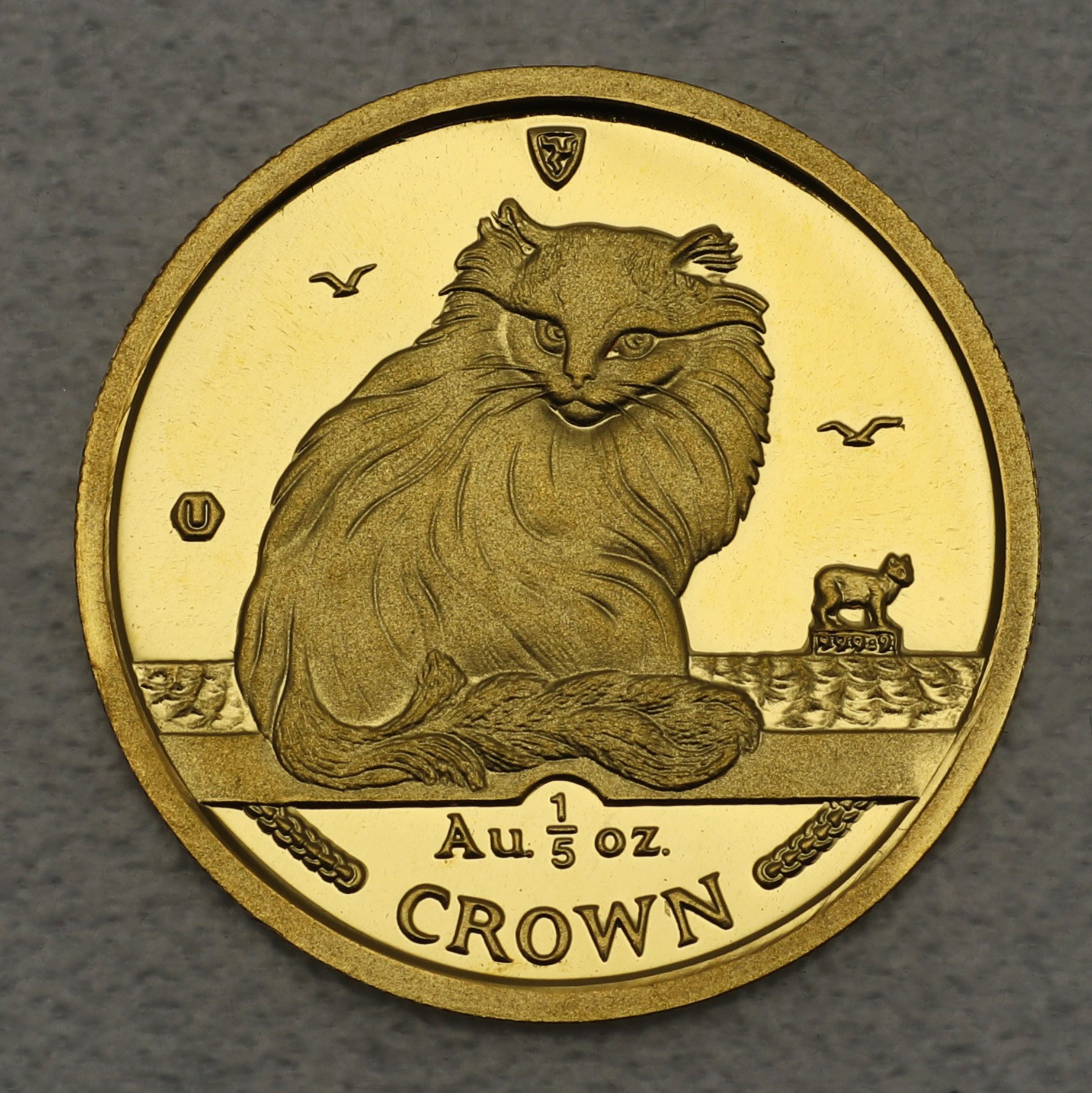 Goldmünze 1/5oz "Turkish Cat" 1995 Cats (Isle of Man) - Hauptansicht