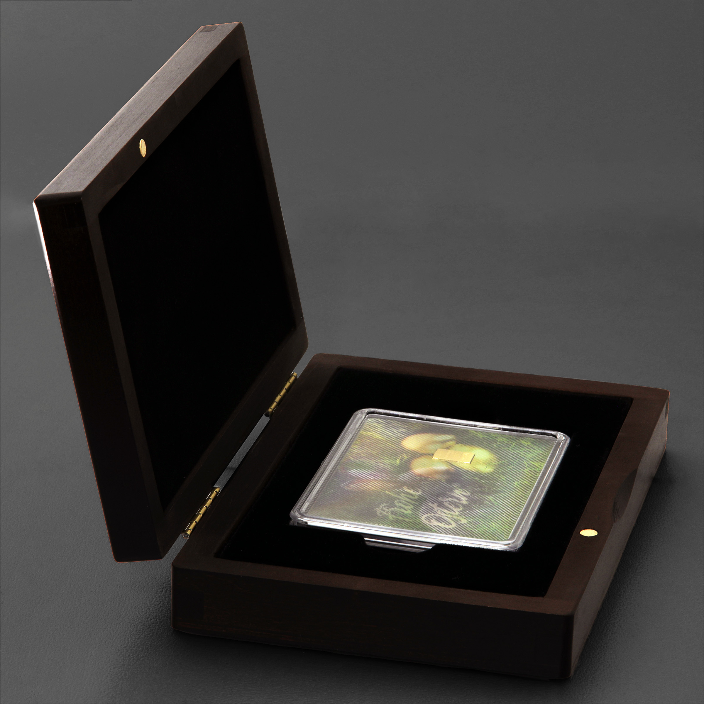 Premium-Geschenkbox "Echtholz" M (152x103mm) - Detailansicht 6