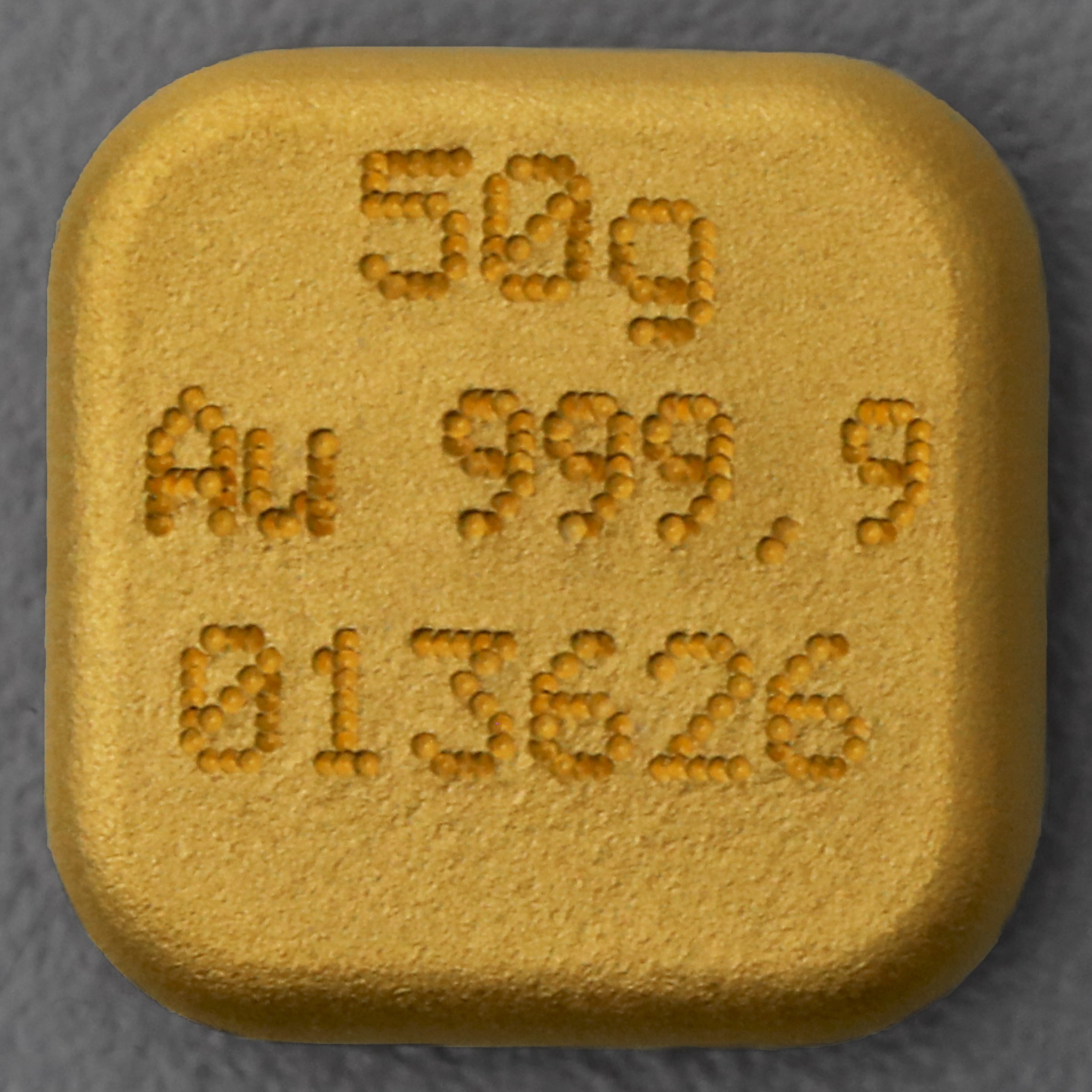 Goldbarren 50g "C.HAFNER - Gussform" - Detailansicht 4