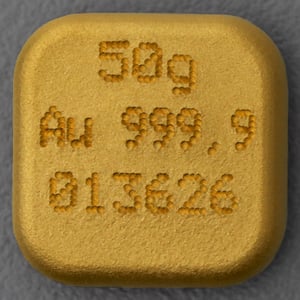 Goldbarren 50g "C.HAFNER - Gussform" - Miniaturansicht 5