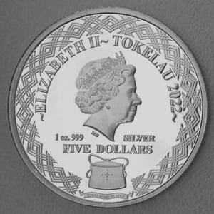 Silbermünze 1oz "Australian Masked Owl" 2022 Owls 19% (Tokelau) - Miniaturansicht 2