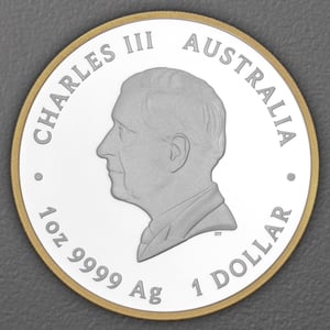 Silbermünze 1oz "Australia s First Gold Rush" 2026 (PP/vergoldet) 175th Anniversary (Australien) - Miniaturansicht 2