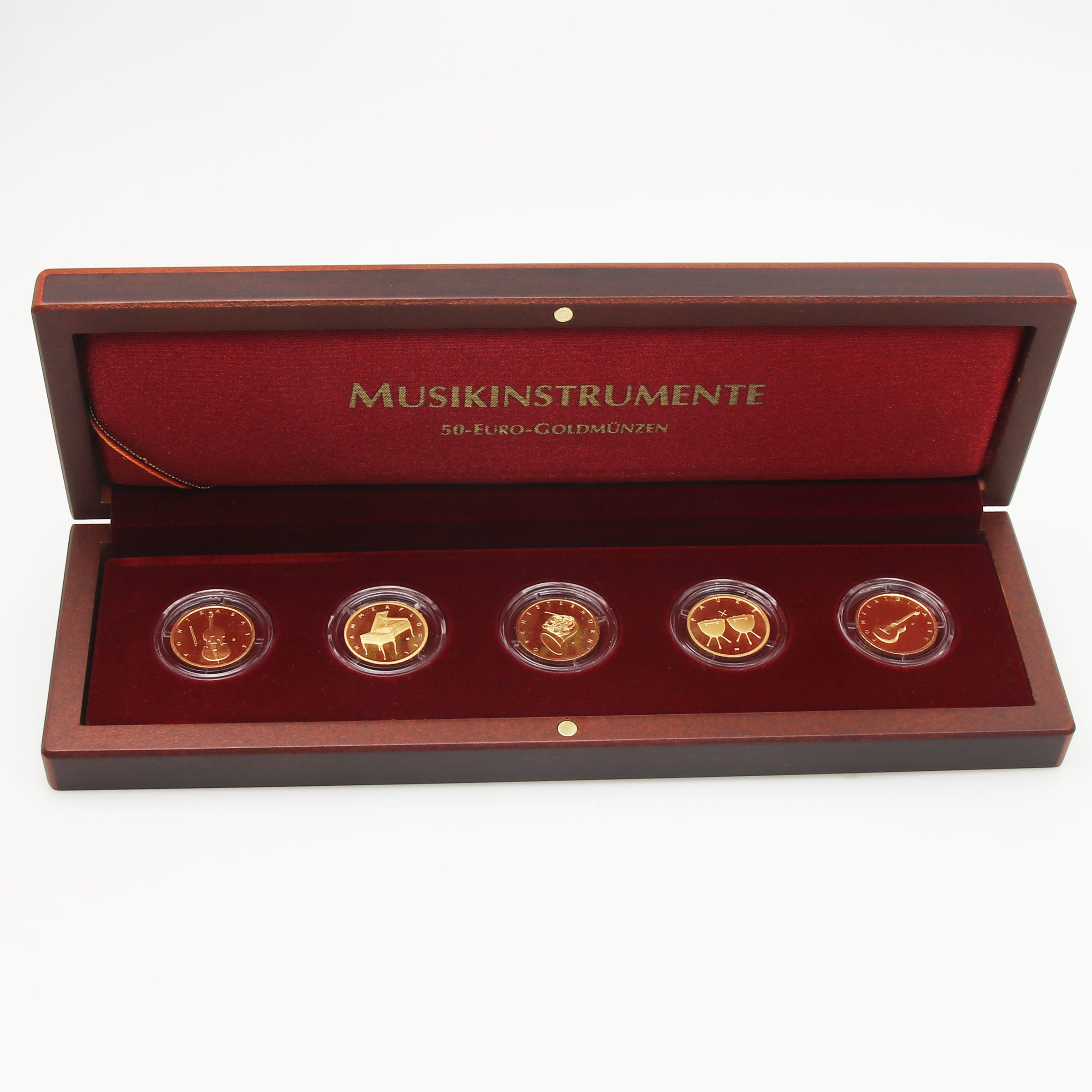 Goldmünzen 50 Euro "Musikinstrumente" 2018-2022 Set – 5-teilig (Deutschland) - Hauptansicht