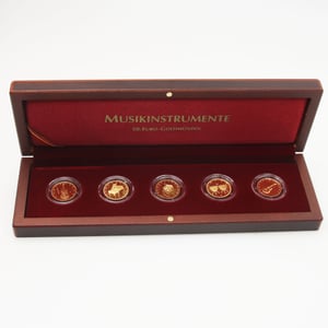 Goldmünzen 50 Euro "Musikinstrumente" 2018-2022 Set – 5-teilig (Deutschland) - Hauptansicht