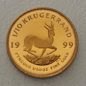 Goldmünzen 4 x "Krügerrand" 1999 (PP) Prestige Set – 4-teilig (Südafrika) - Miniaturansicht 8