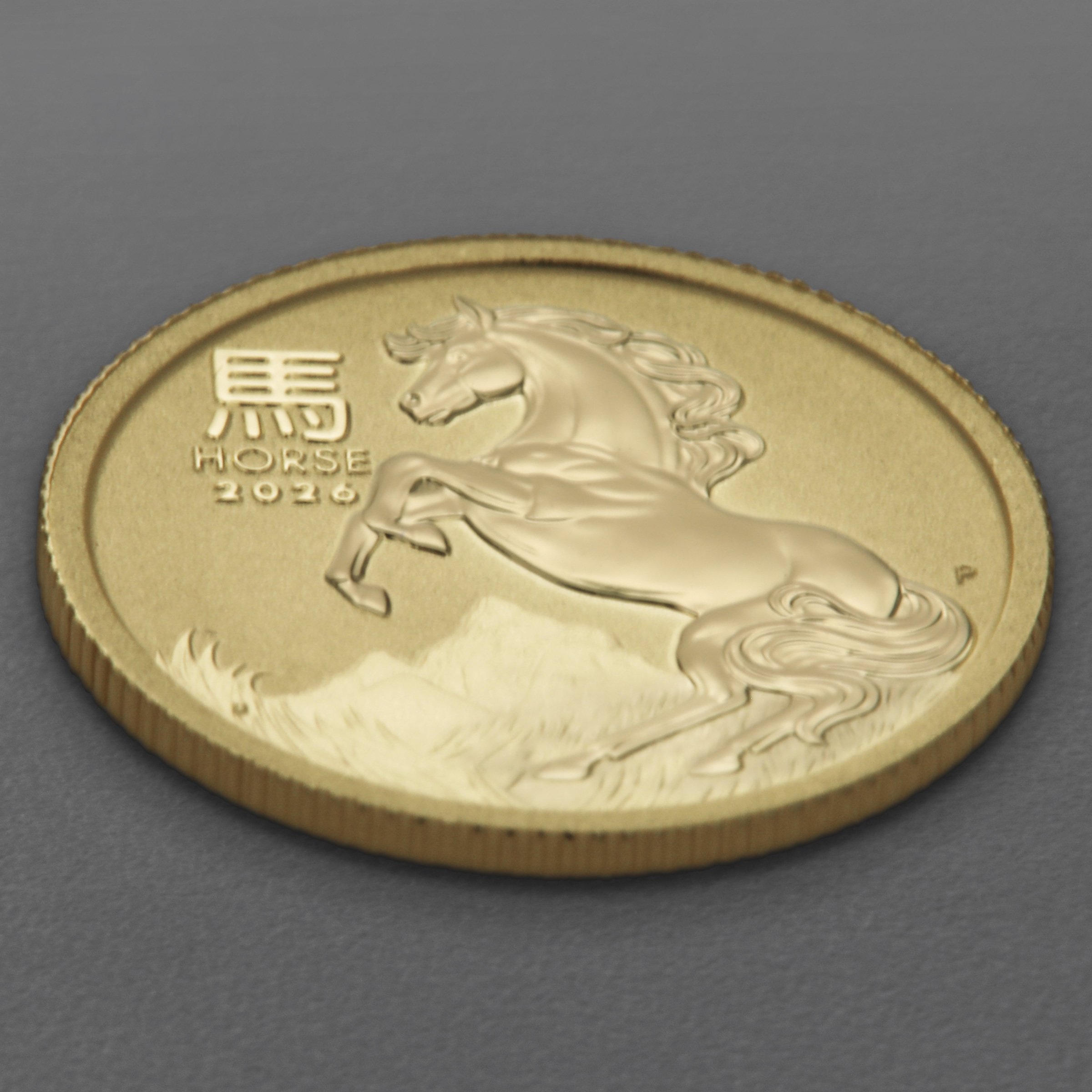 Goldmünze 1/20oz "Pferd" 2026 Lunar III – Year of the Horse (Australien) - Detailansicht 2