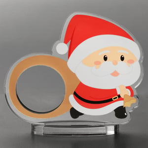 Acrylaufsteller "Santa Claus" für Medaillen und Münzen - Hauptansicht