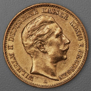 Goldmünze 20 Mark "Wilhelm II." 1897-A J.252 (Preußen) - Hauptansicht
