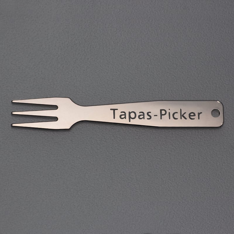 Gourmet-Gabel "Tapas-Picker" Sterling-Silber - Hauptansicht