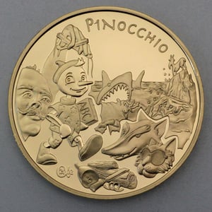 Goldmünze 20 Euro "Pinocchio" 2002 (Frankreich) - Miniaturansicht 1
