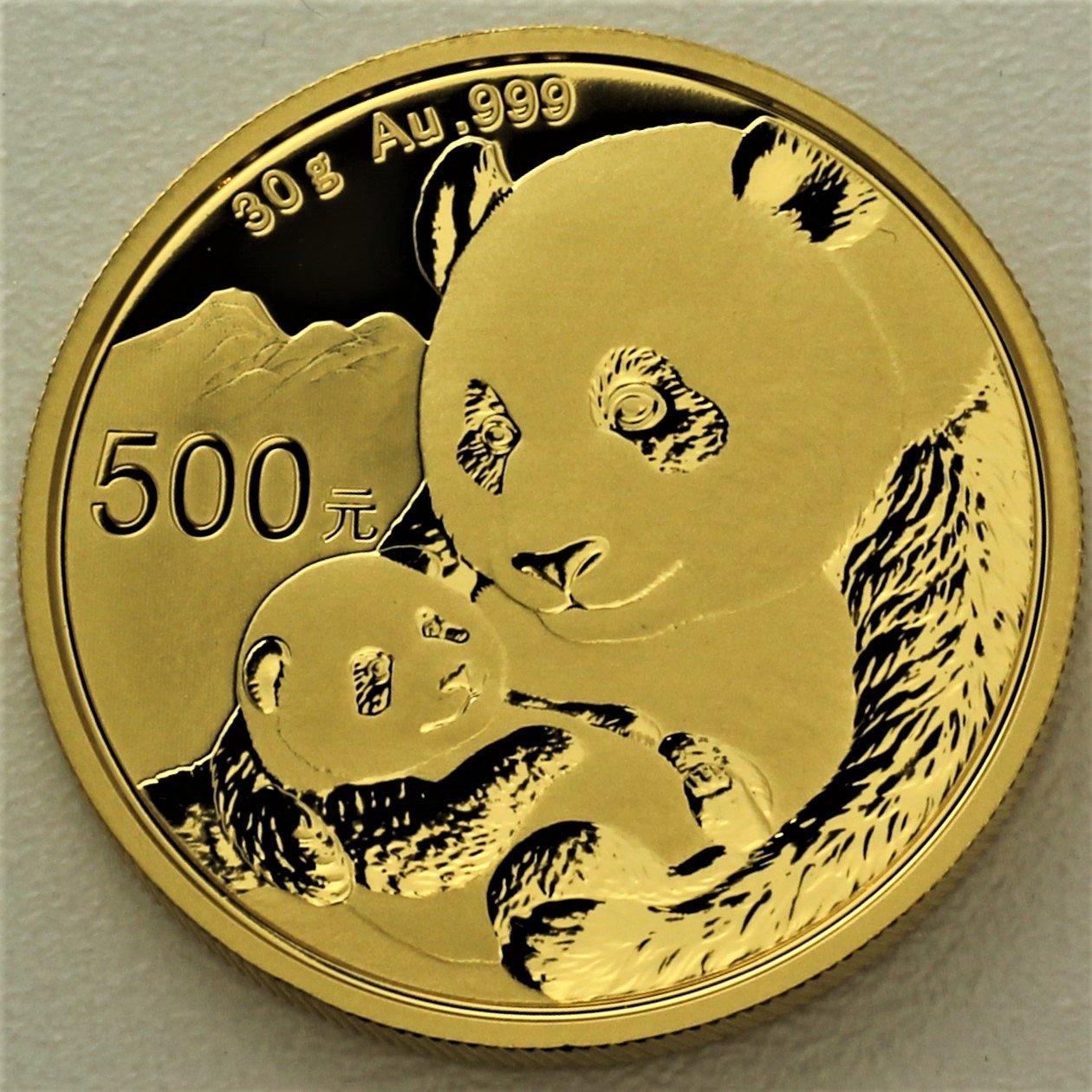Goldmünze 30g "Panda" 2019 (China) - Hauptansicht