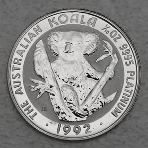 Platinmünze 1/10oz "Koala" verschiedene Jahrgänge diff. (Australien) - Miniaturansicht 3