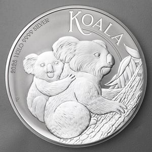 Silbermünze 1kg "Koala" 2023 (Australien) - Miniaturansicht 1