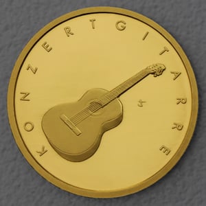 Goldmünze 50 Euro "Konzertgitarre" 2022 Musikinstrumente (Deutschland) - Hauptansicht