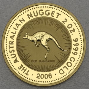 Goldmünze 2oz "Känguru" 2006 Australian Nugget (Australien) - Hauptansicht