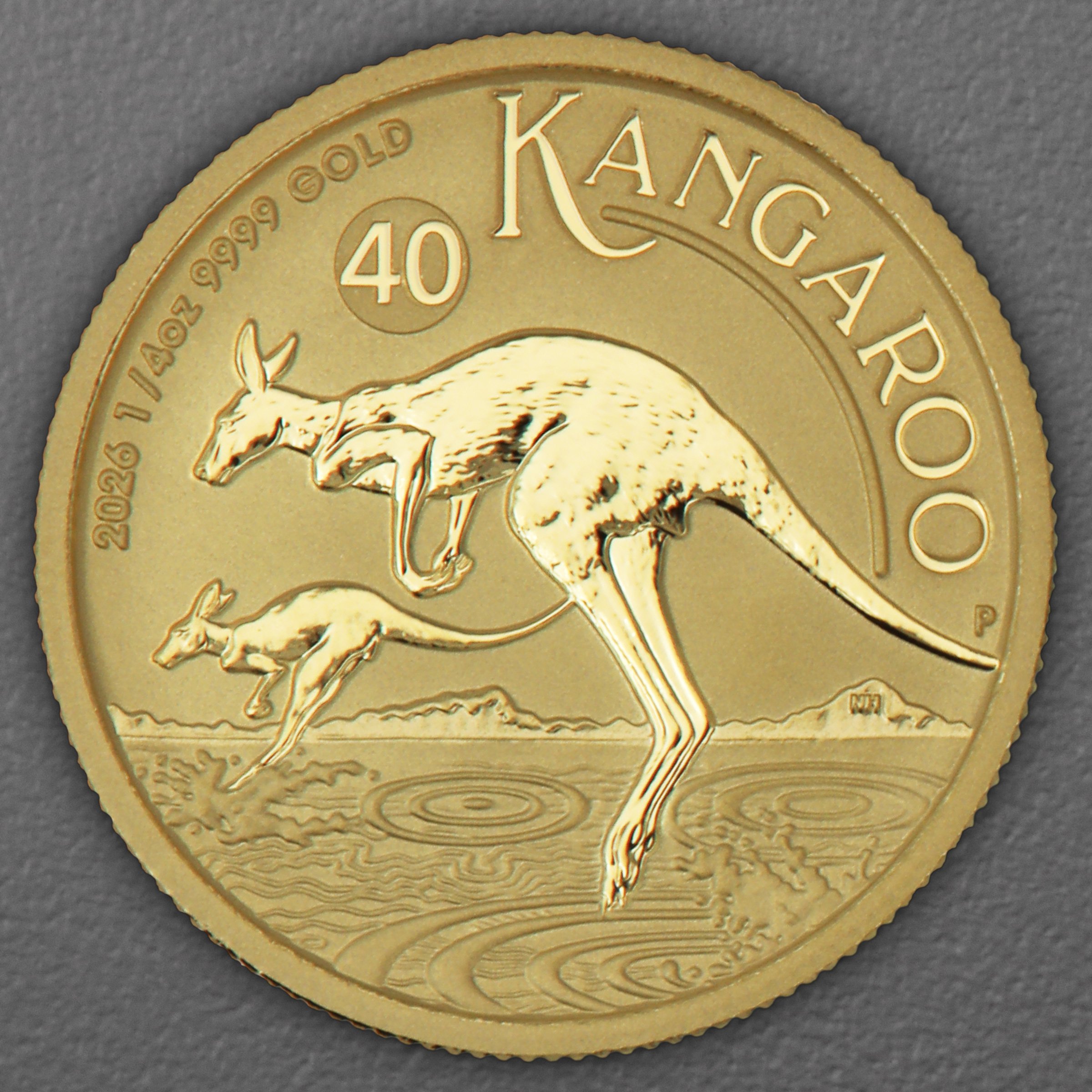 Goldmünze 1/4oz "Känguru" aktueller Jahrgang (Australien) - Hauptansicht