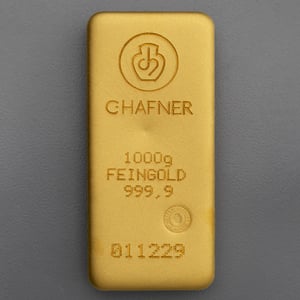 Goldbarren 1000g "C.HAFNER - Gussform" - Miniaturansicht 4