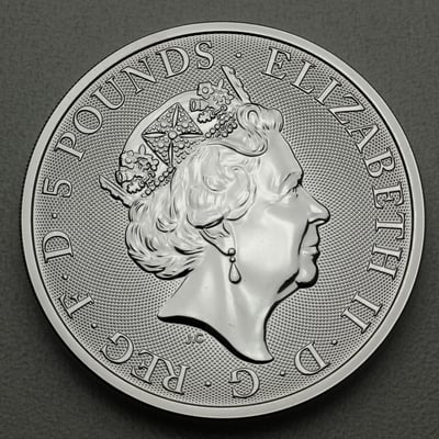 Silbermünze 2oz "Yale of Beaufort" 2019 The Queen s Beasts (Großbritannien) - Miniaturansicht 2