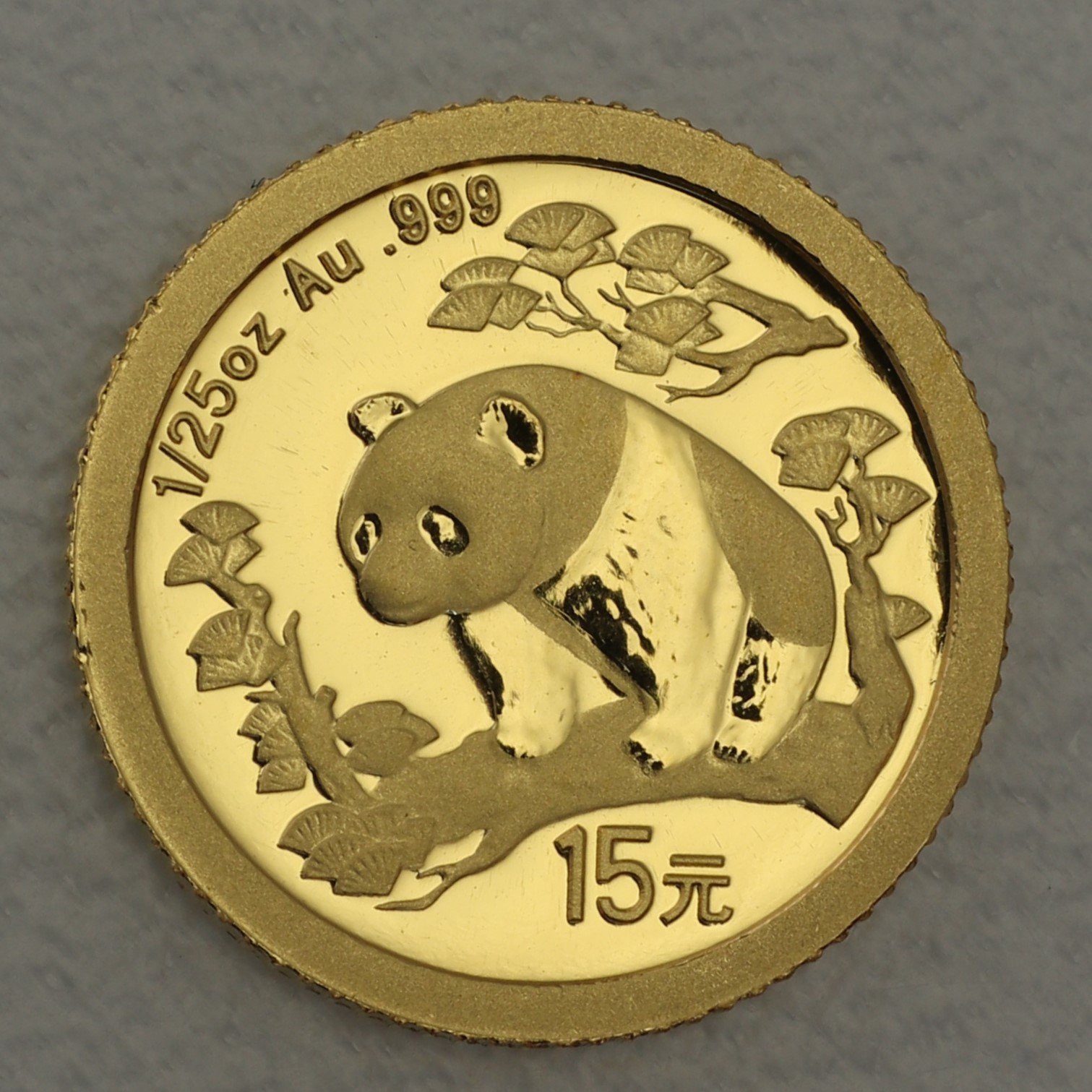 Goldmünze 1/25oz "Panda" 2007 versch. Motive (China) - Detailansicht 17