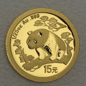 Goldmünze 1/25oz "Panda" 2007 versch. Motive (China) - Miniaturansicht 18
