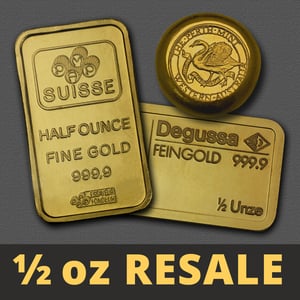 Goldbarren 1/2oz "Resale" (div. Hersteller) - Hauptansicht