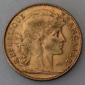 Goldmünze 10 Francs "Marianne" (Frankreich) - Hauptansicht