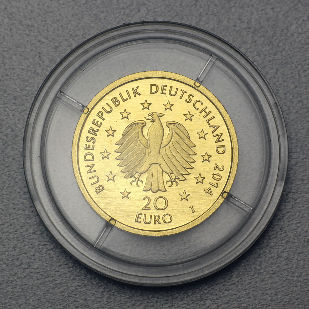 Goldmünze 20 Euro "Kastanie" 2014 Deutscher Wald (Deutschland) - Detailansicht 3