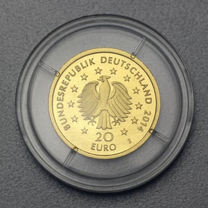 Goldmünze 20 Euro "Kastanie" 2014 Deutscher Wald (Deutschland) - Miniaturansicht 4