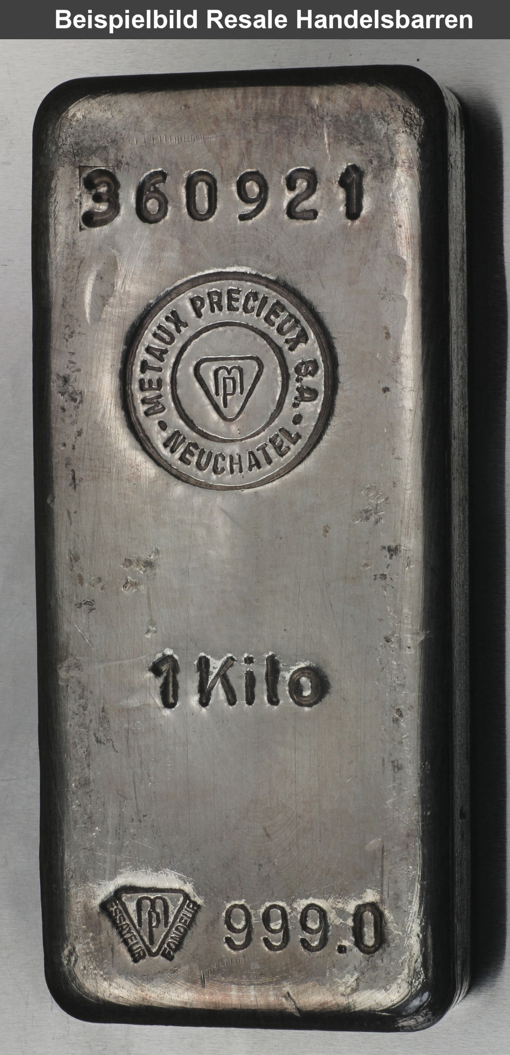 Silberbarren 1kg (Resale) - Detailansicht 5