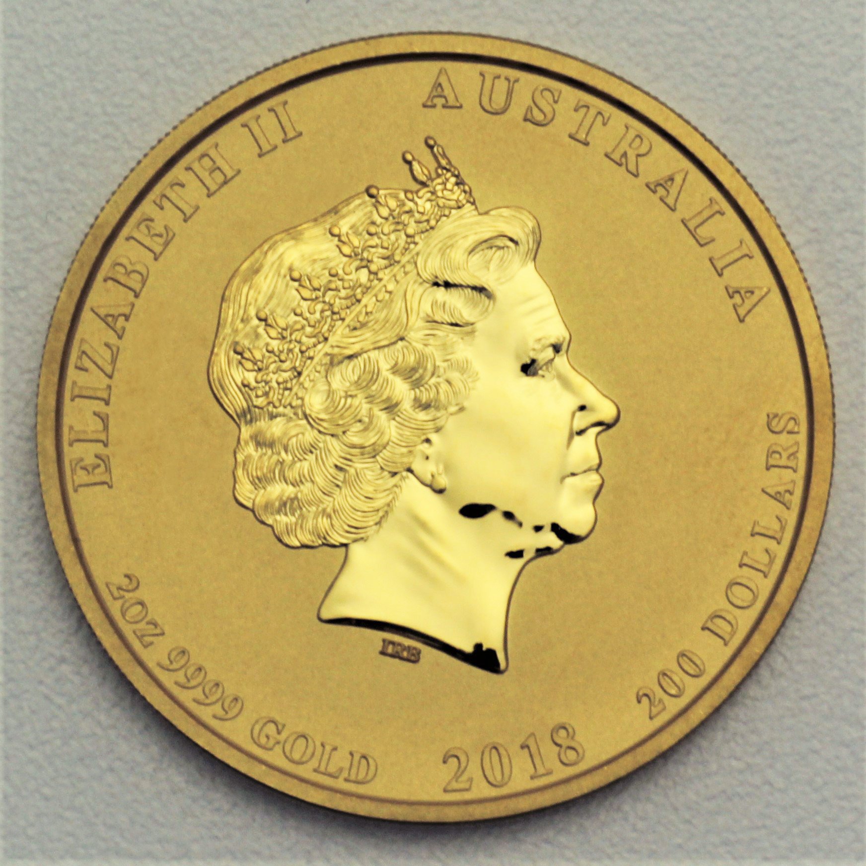 Goldmünze 2oz "Hund" 2018 Lunar II – Year of the Dog (Australien) - Detailansicht 1